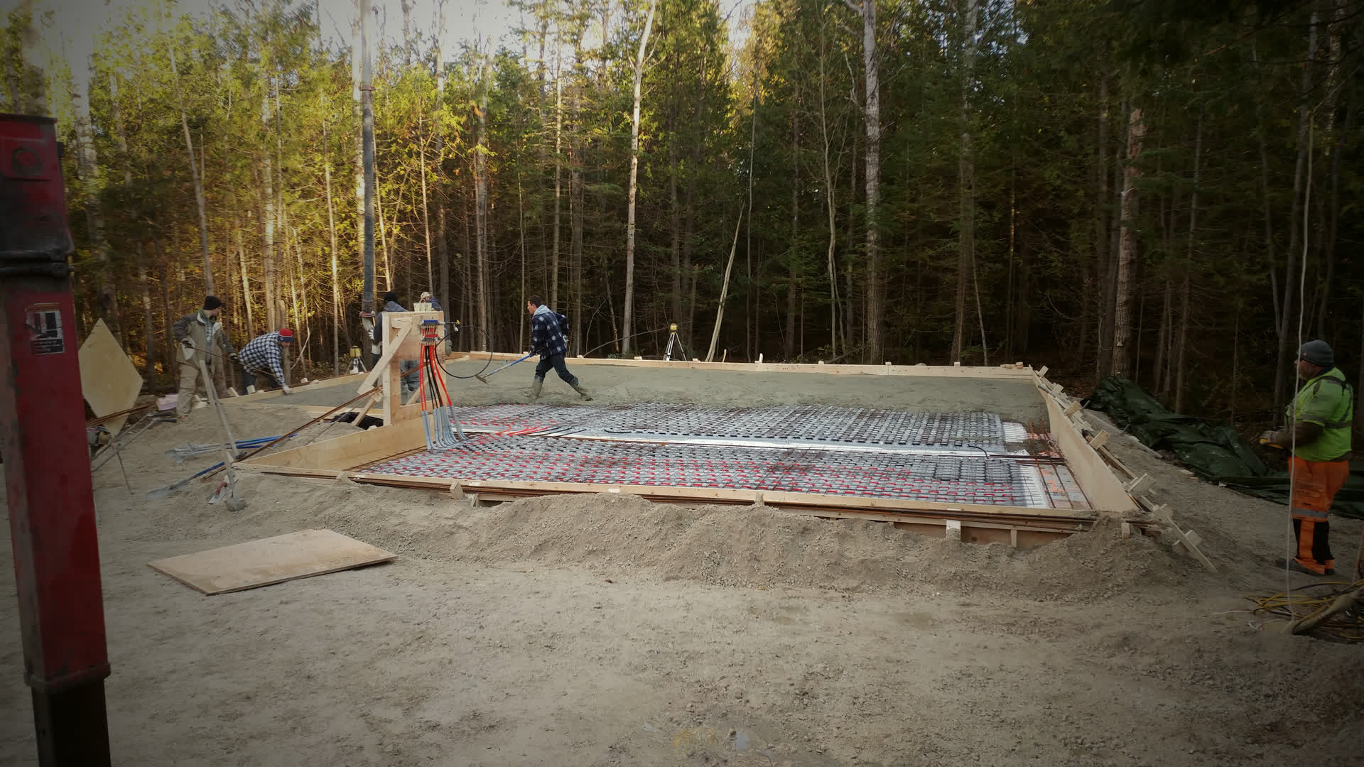 The heated slab